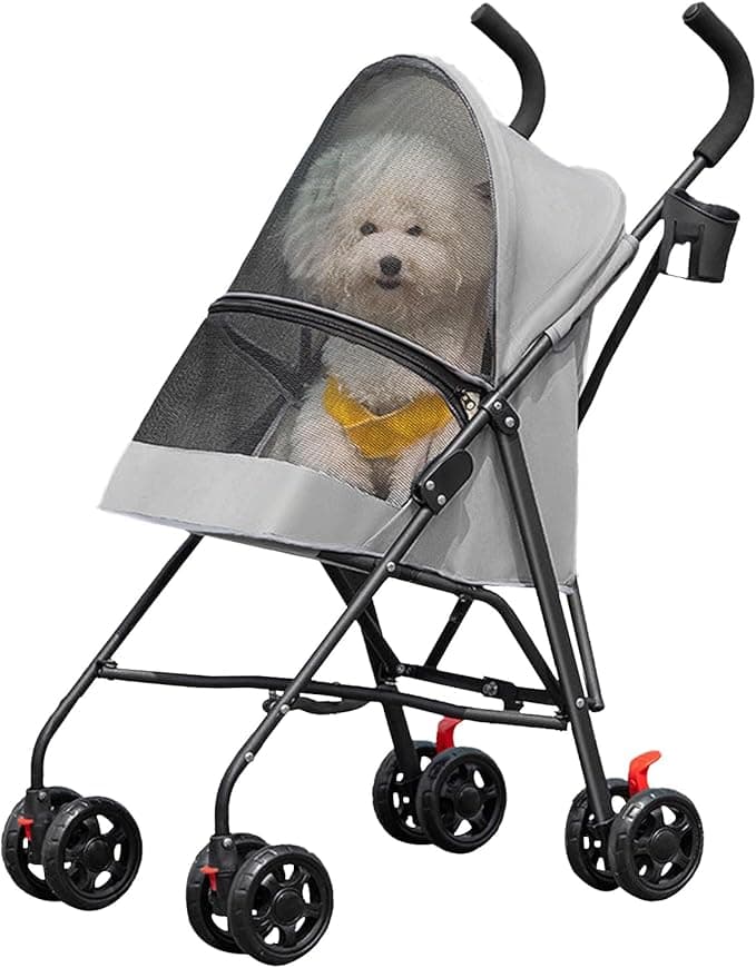 PupiGo™ – składany wózek parasolkowy dla psa i kota