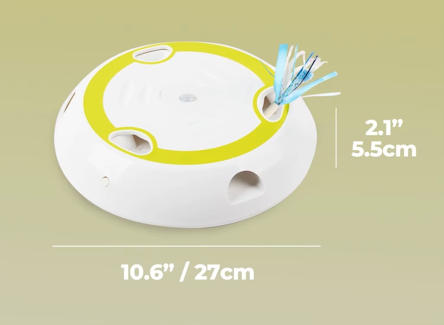 KociZaczajka™ – Interaktywna Zabawka z Wyskakującą Myszką i Piórkiem