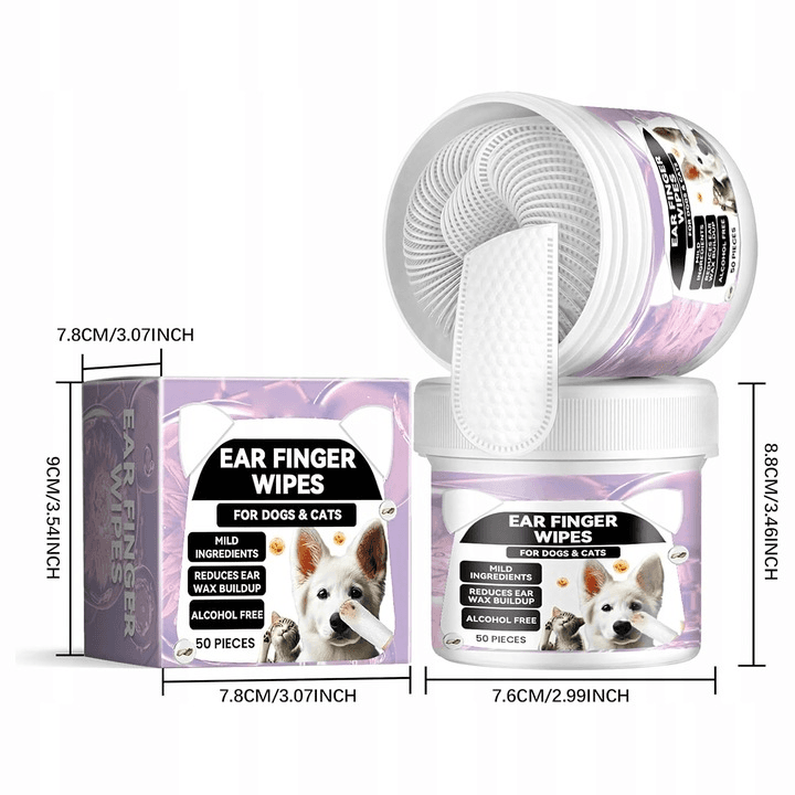 PureEar FingerWipes™ – Higiena Uszu bez Stresu! 👂🐾